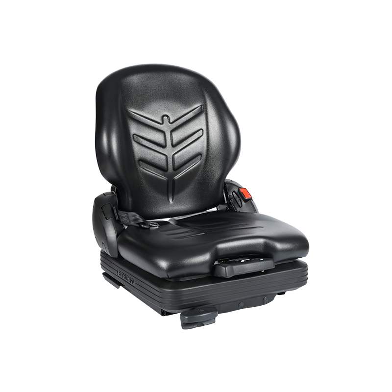 BF16 符合EN13490 IT1+IT2认证的黑色低矮型机械悬架乙烯基叉车座椅-适用于物料搬运设备 